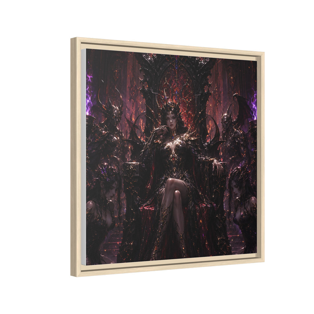 Dark Fantasy Queen Matte Canvas Framed Art