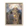 Fine Art Paper Print: Pilgrimage to the Heavenly City Spiritual Wall Art