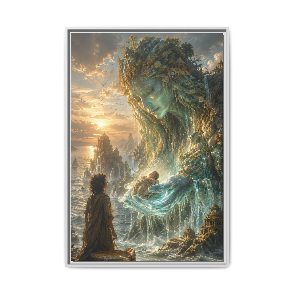 Fine Art Paper Print — Ocean Spirit Guardian Fantasy Art