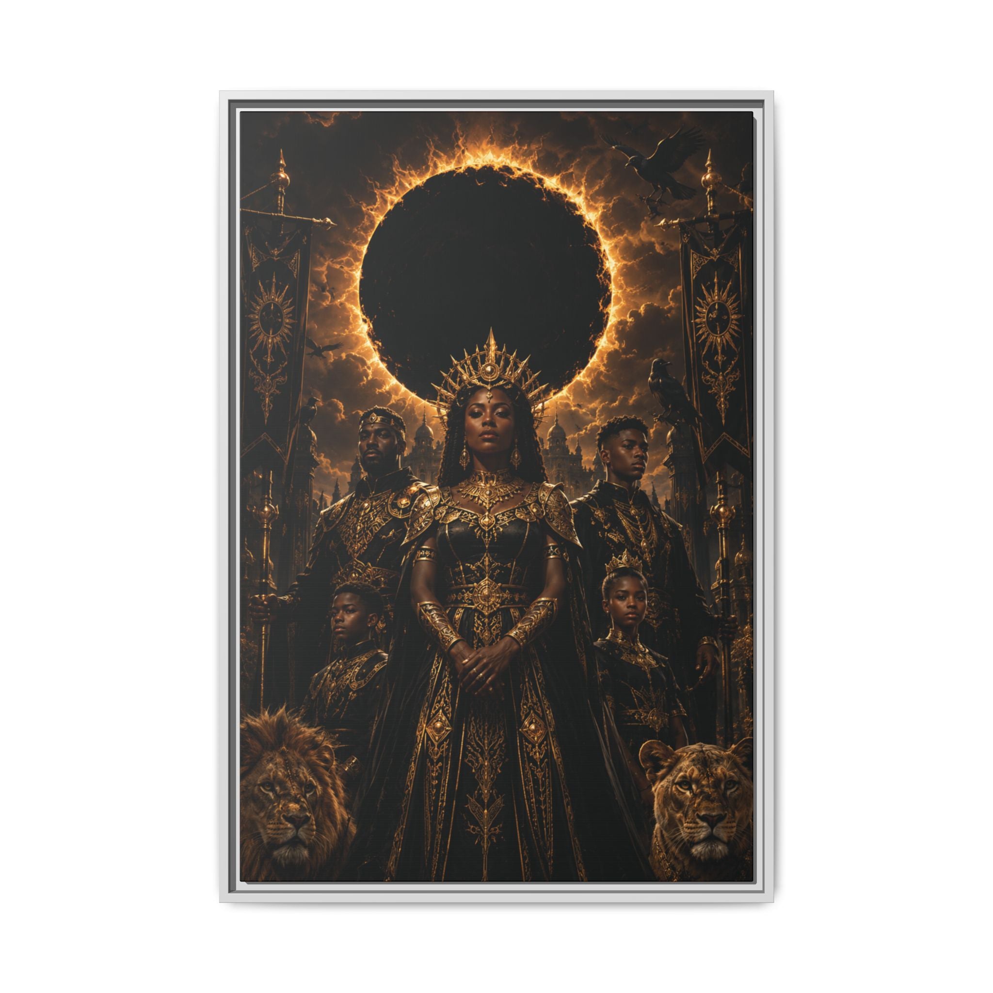 Regal Eclipse Fine Art Paper Print — Art Poster