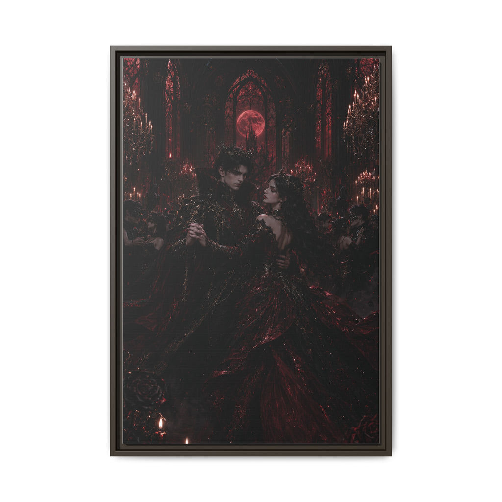 Gothic Romance Matte Canvas Print (Framed)
