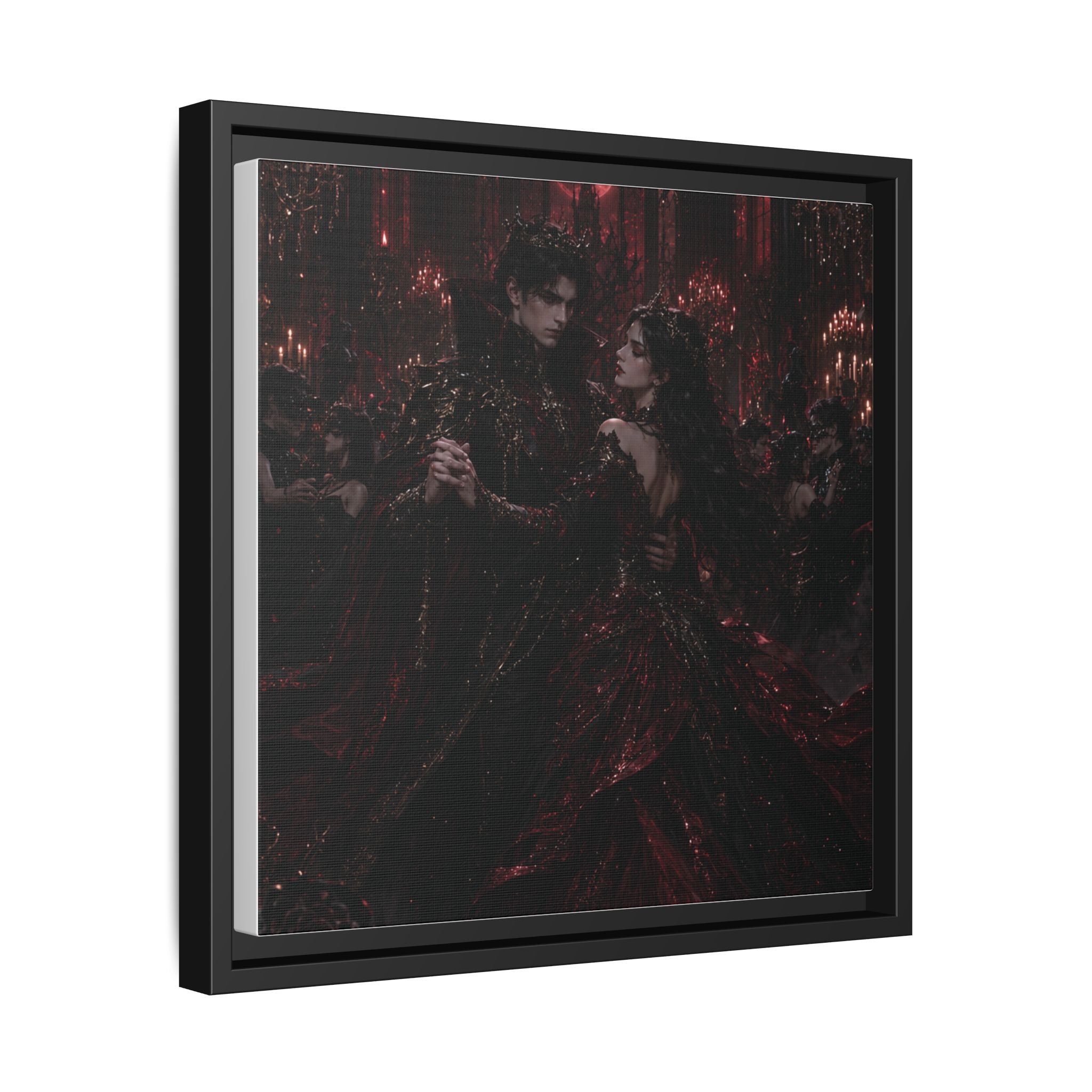 Gothic Romance Matte Canvas Print (Framed)