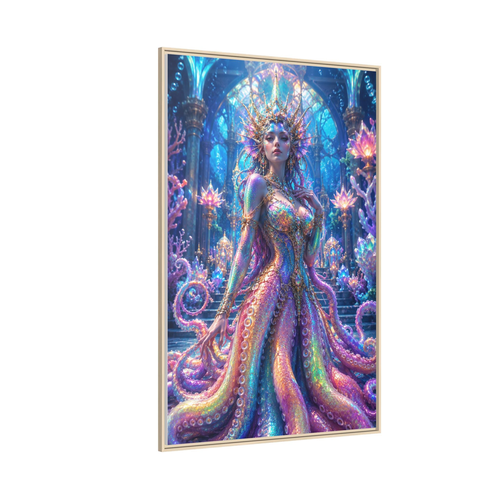 Rainbow Sea Empress Matte Canvas Print (Framed)