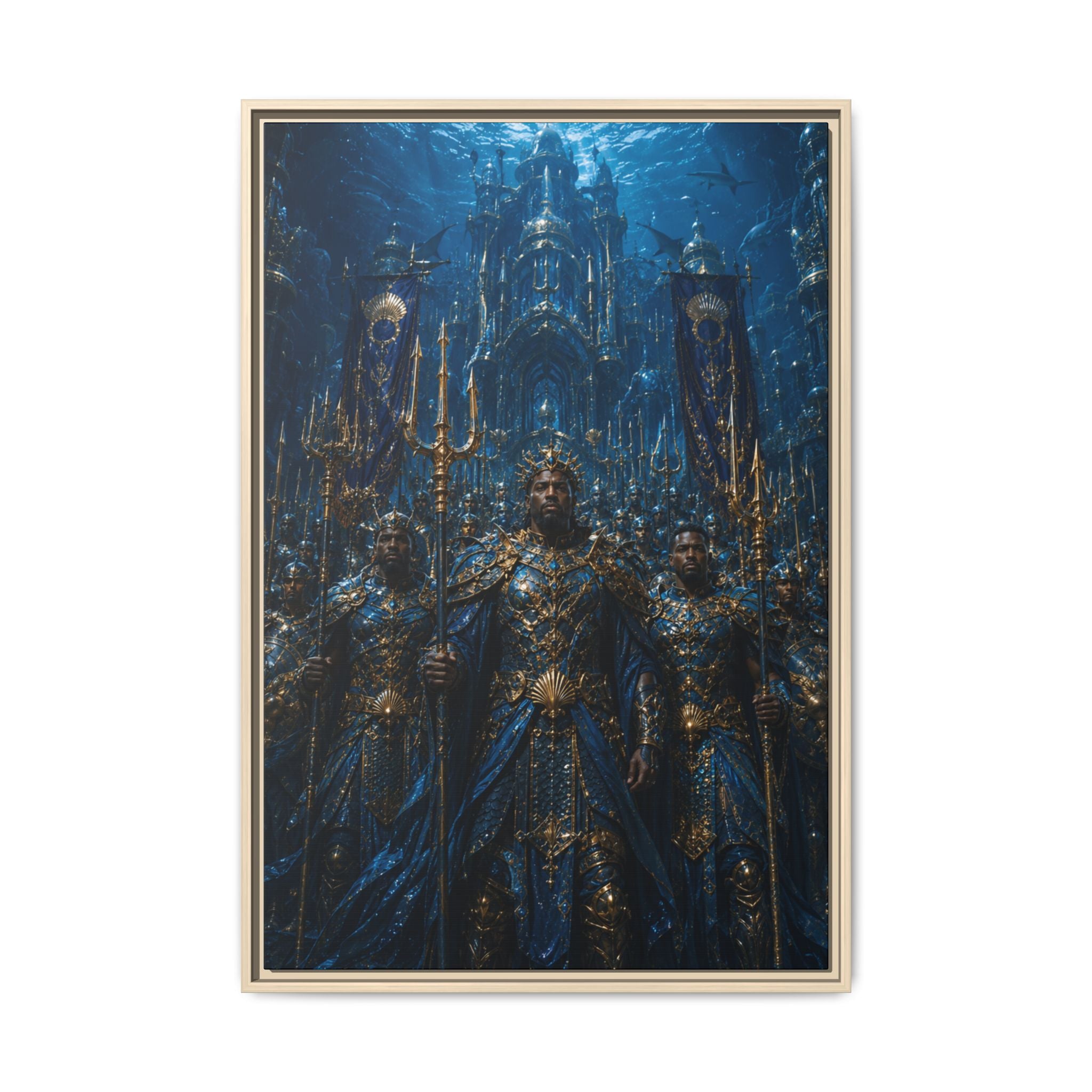 Fine Art Paper Print - Underwater King Artwork
