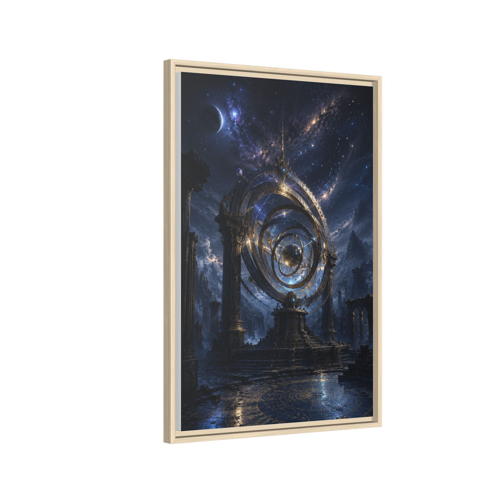 Mystical Astral Portal Matte Canvas Print — Framed Wall Art
