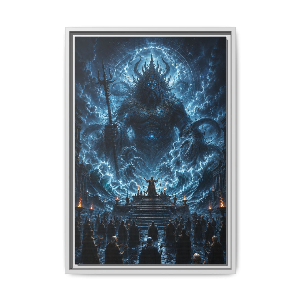 Fine Art Paper Print — Cosmic Dark Deity Art Print