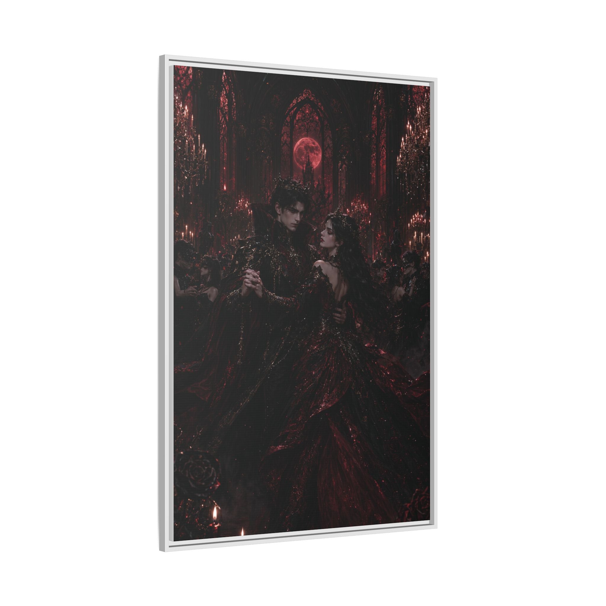 Gothic Romance Matte Canvas Print (Framed)