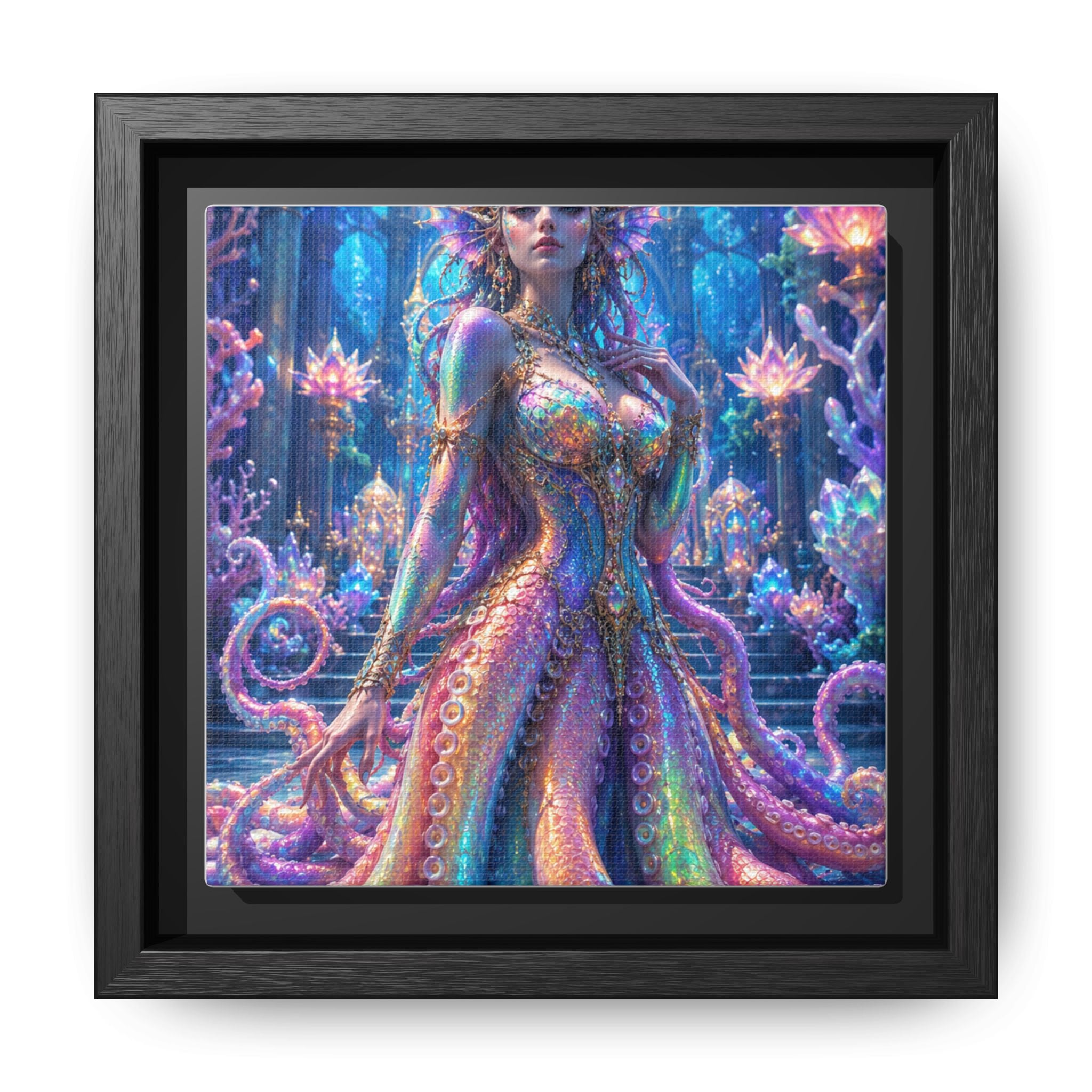 Rainbow Sea Empress Matte Canvas Print (Framed)