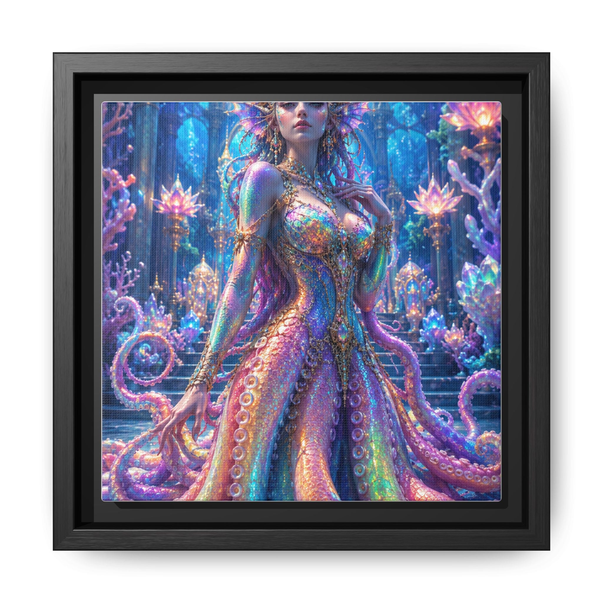 Rainbow Sea Empress Matte Canvas Print (Framed)