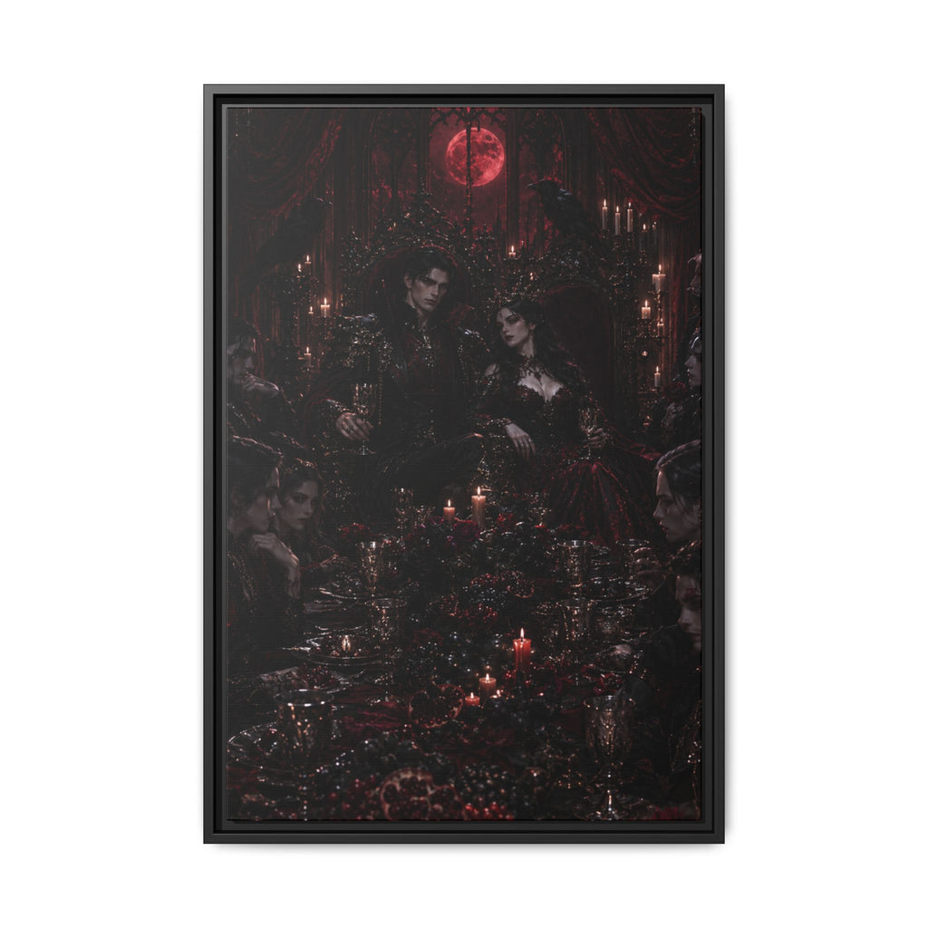 Gothic Victorian Dinner Party Matte Fine Art Paper Print