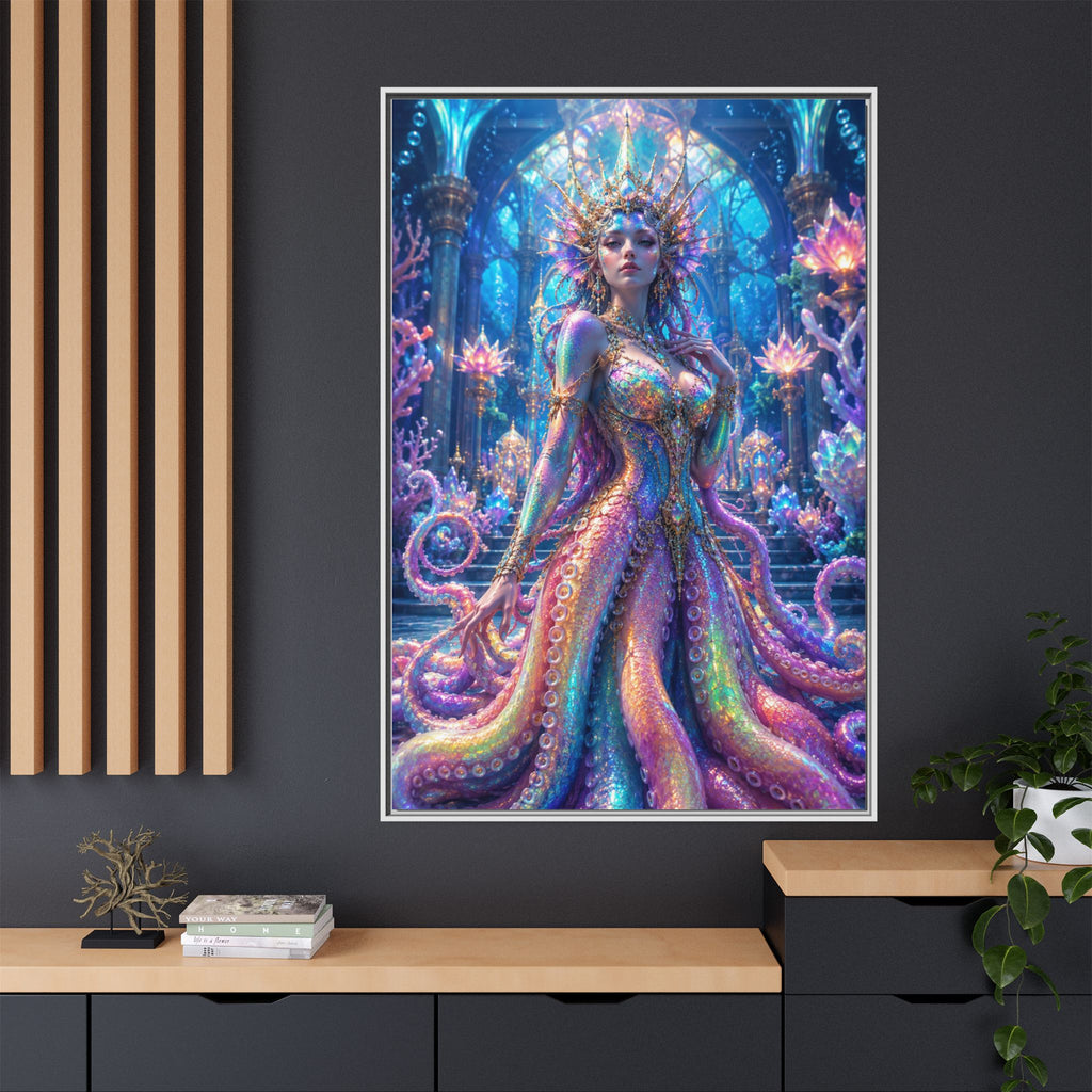 Rainbow Sea Empress Matte Canvas Print (Framed)