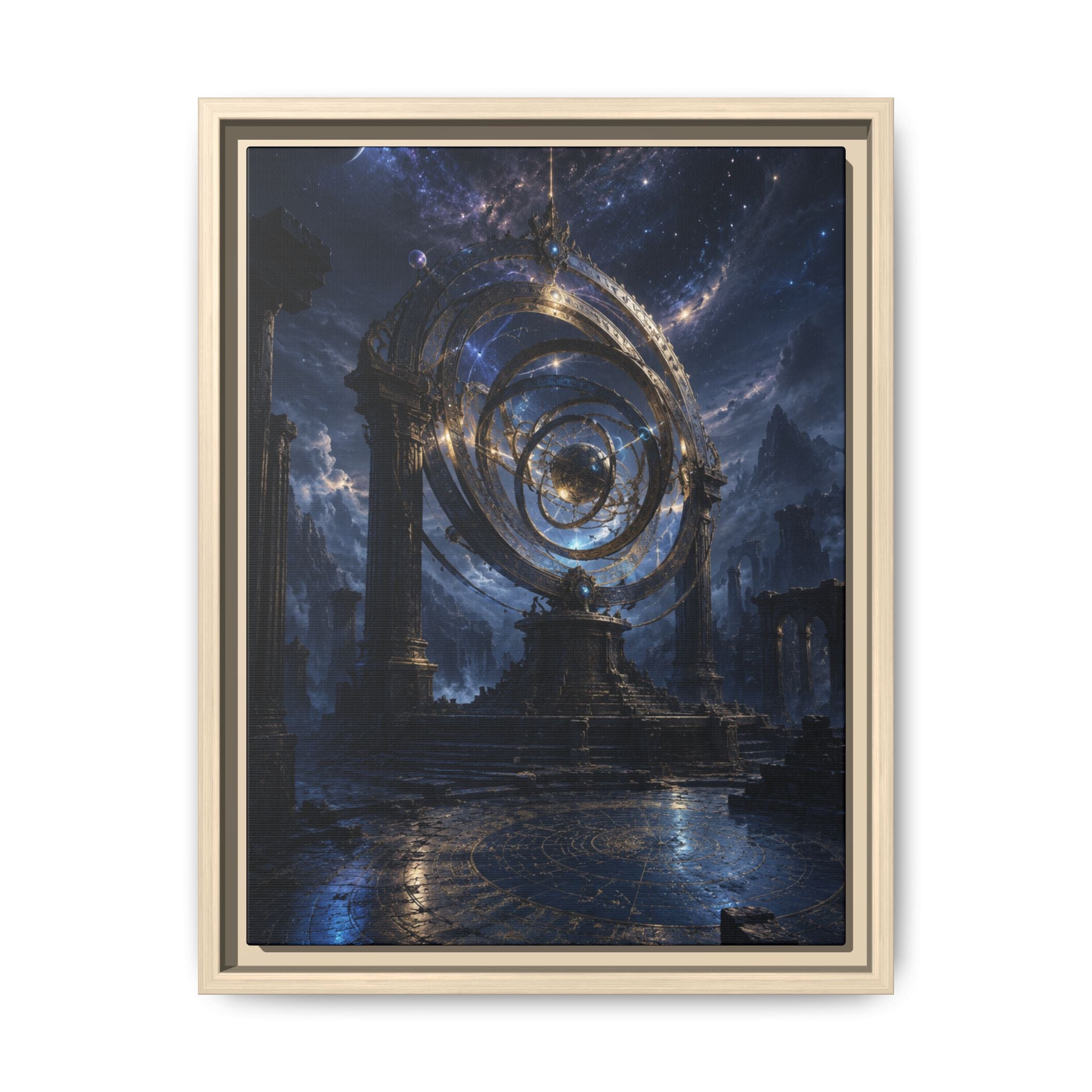 Mystical Astral Portal Fine Art Paper Print — Wall Art