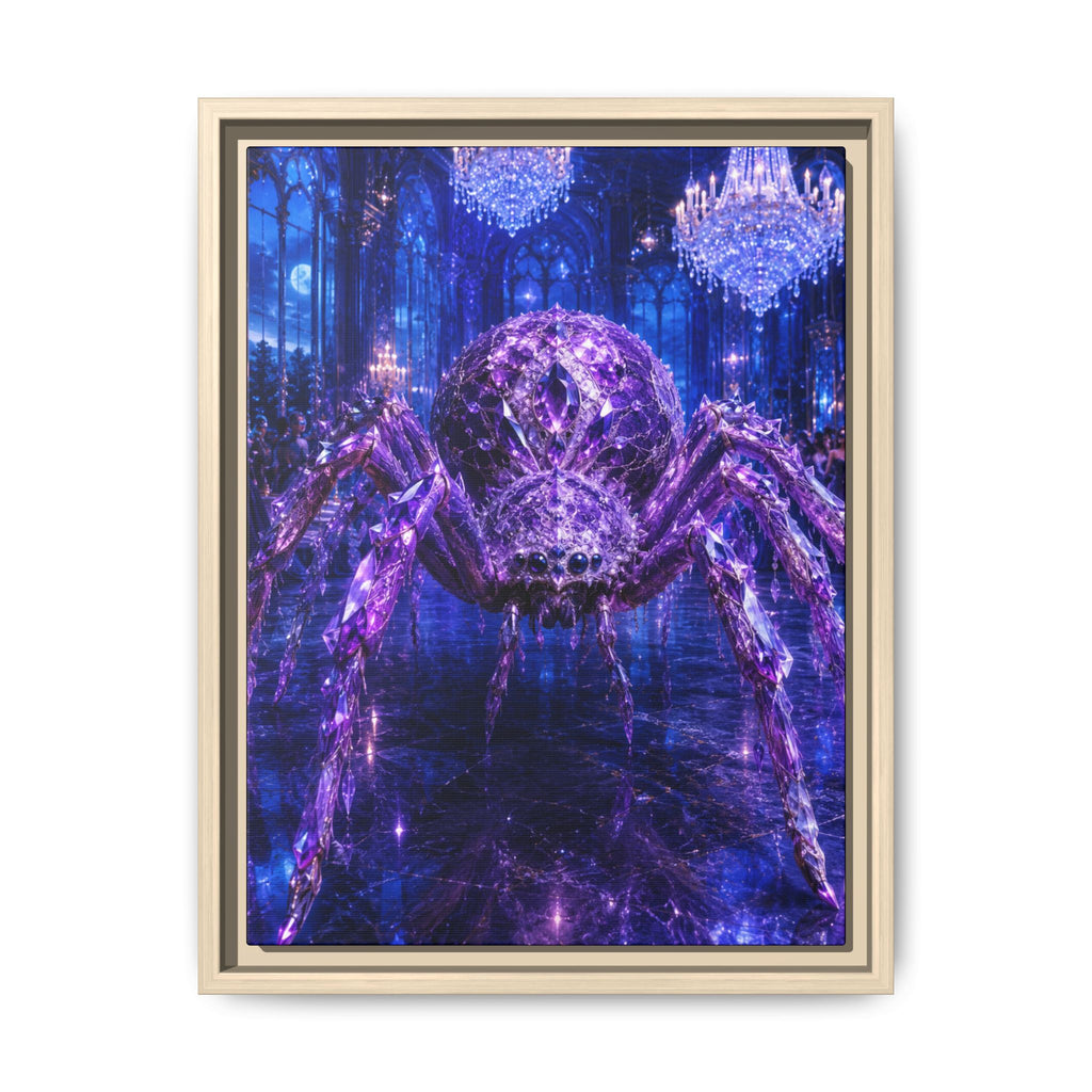 Fine Art Paper Print - Purple Crystal Spider Fantasy Art