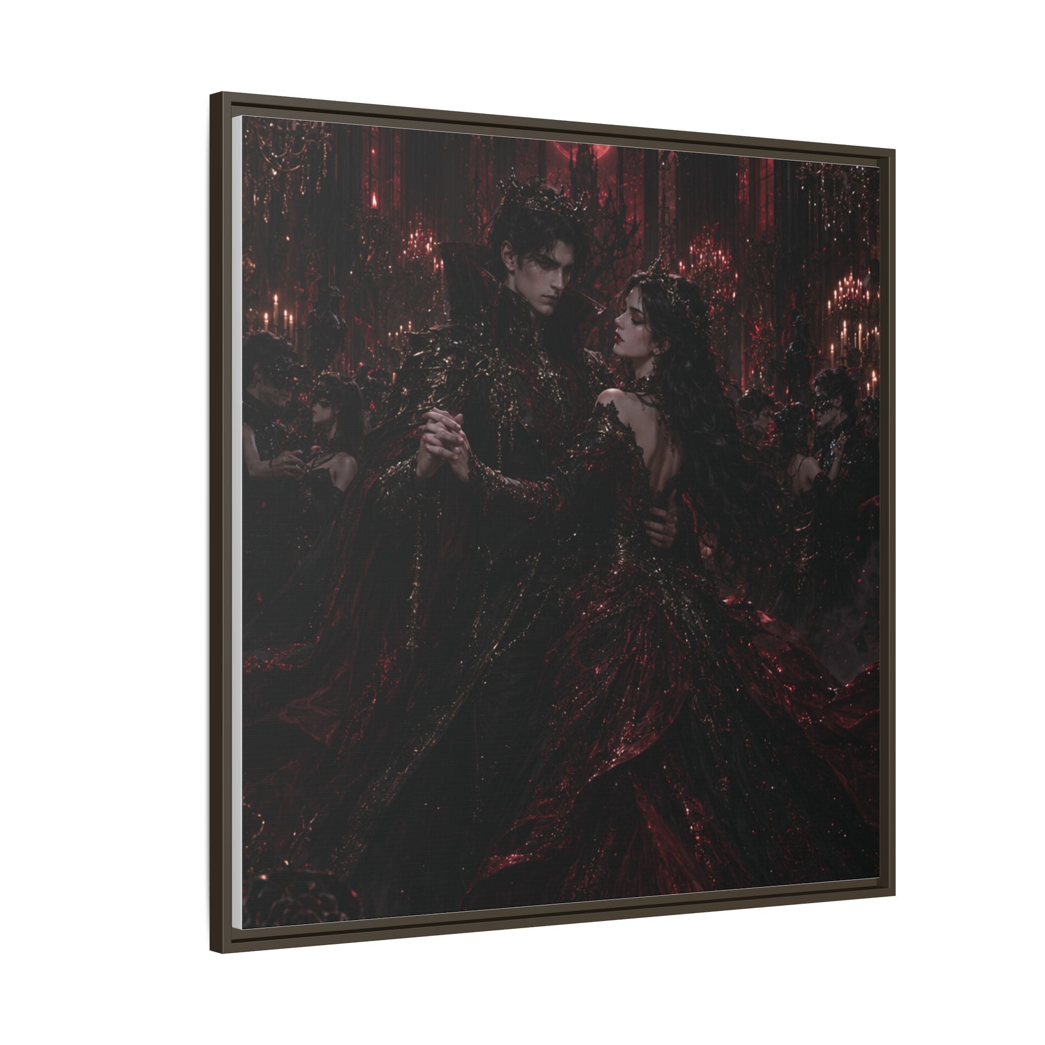 Gothic Romance Matte Canvas Print (Framed)