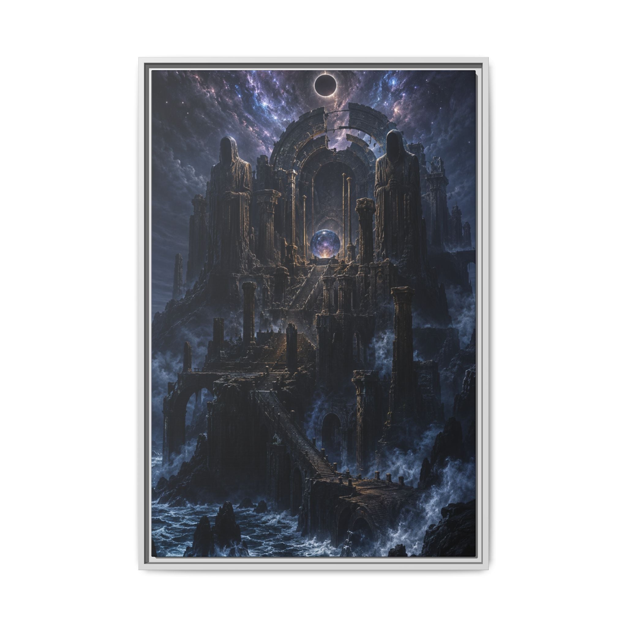Mystic Portal Fine Art Paper Print — Dark Fantasy Matte Wall Art