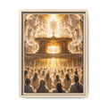 Heavenly Altar Fine Art Paper Print Wall Art — Spiritual Church Scene
