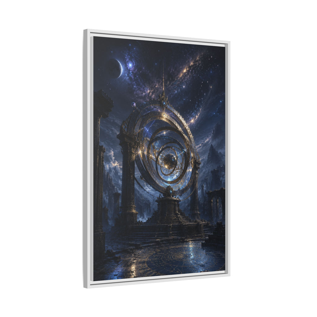 Mystical Astral Portal Matte Canvas Print — Framed Wall Art