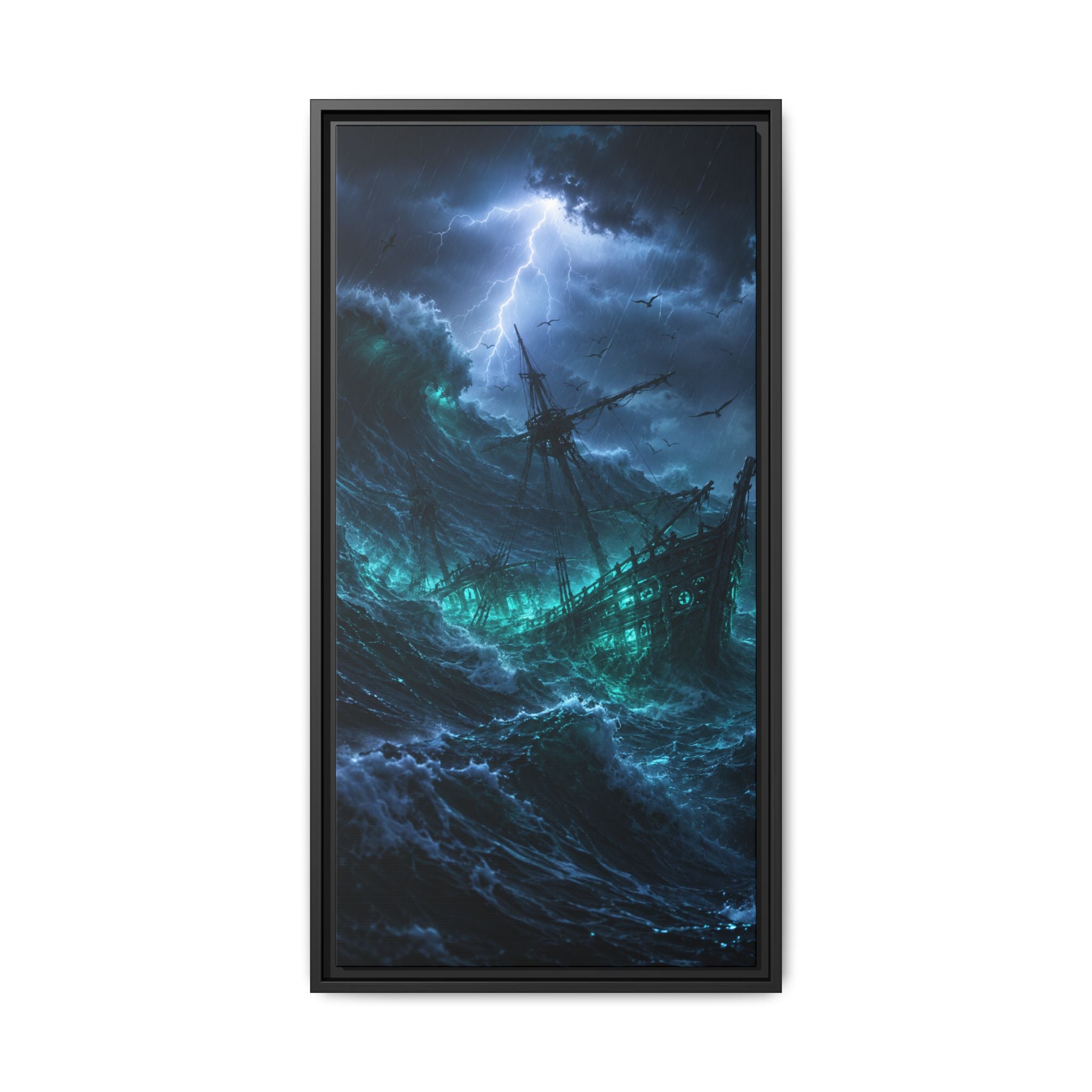 Stormy Shipwreck Fine Art Paper Print — Nautical Wall Art
