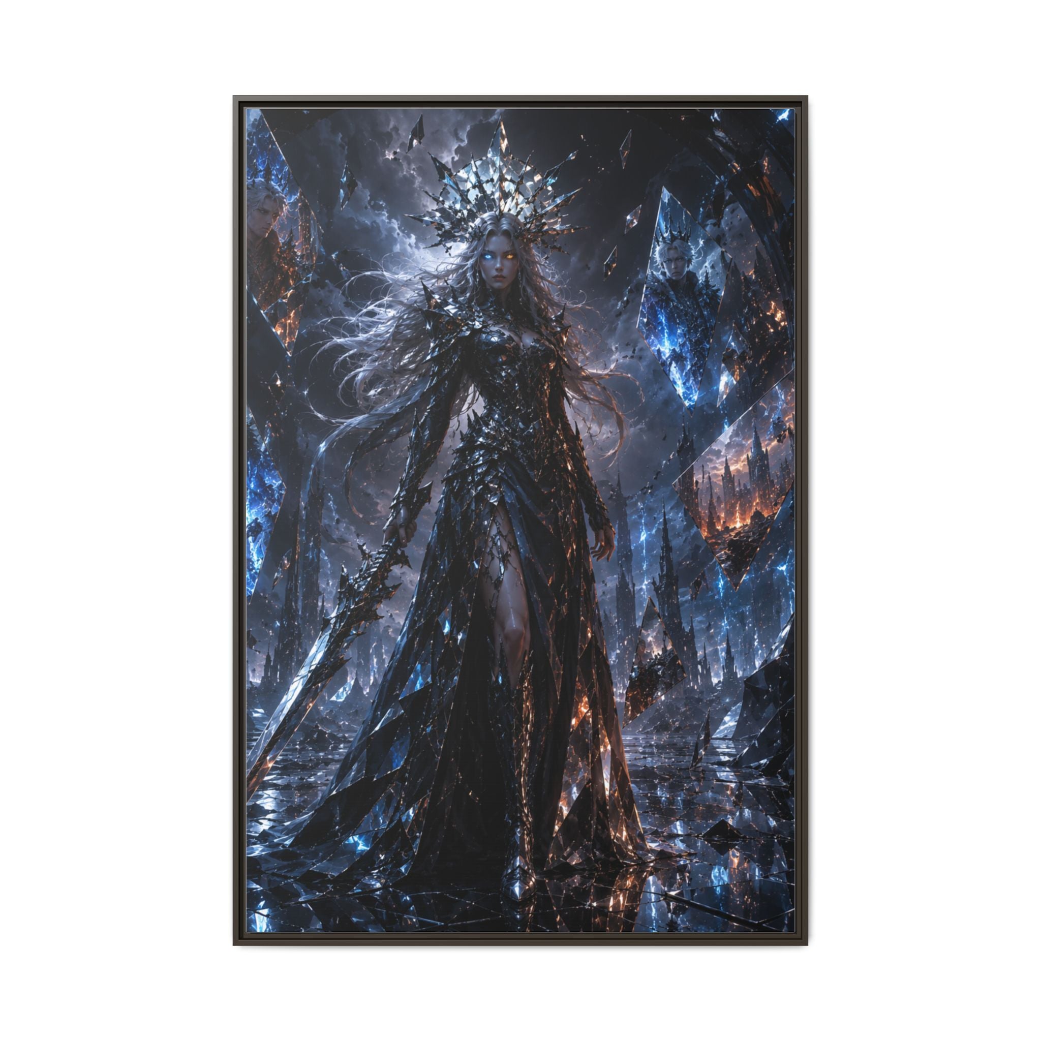 Dark Fantasy Queen Matte Canvas Print — Framed Wall Art