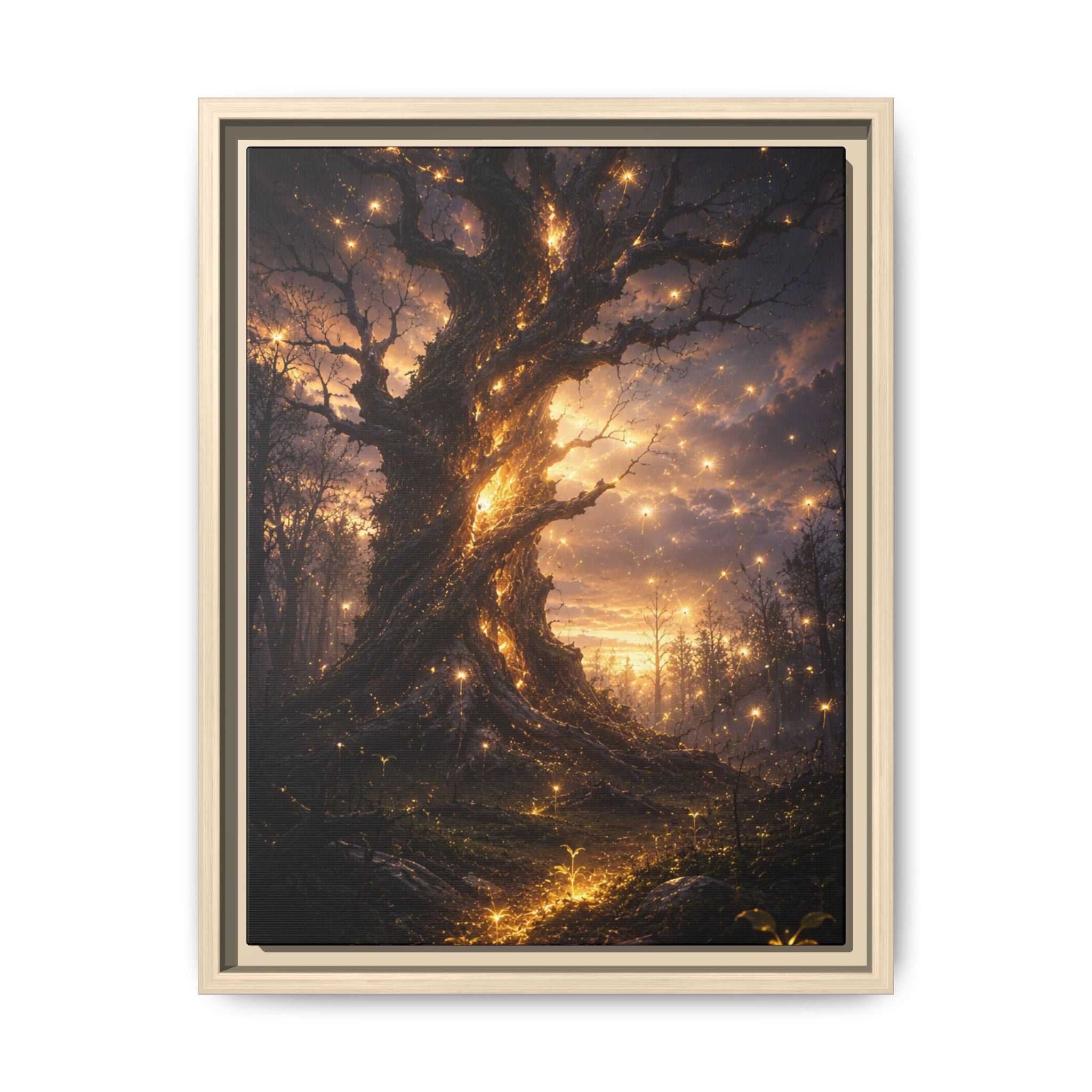 Enchanted Tree Fine Art Paper Print — Fantasy Wall Art