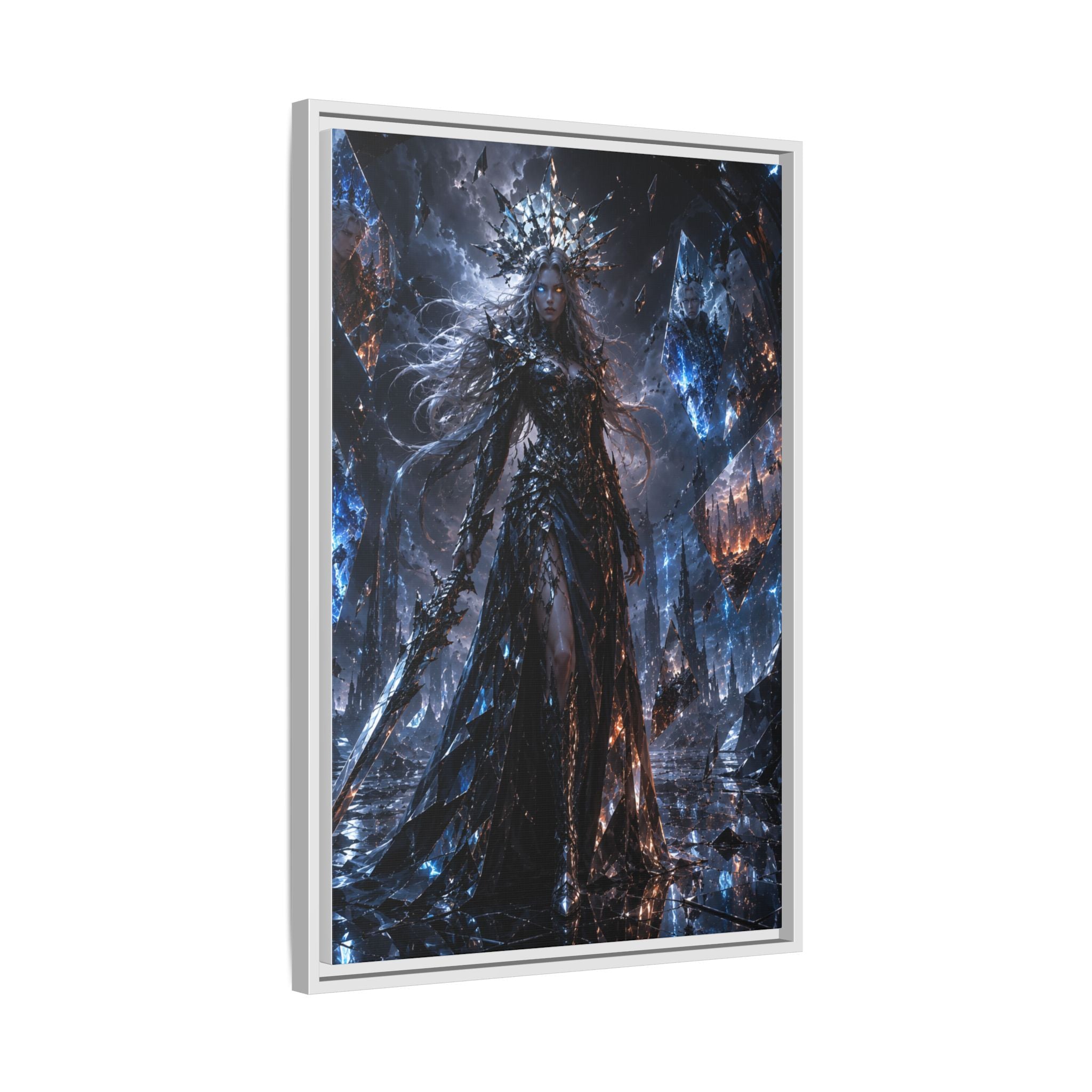 Dark Fantasy Queen Matte Canvas Print — Framed Wall Art