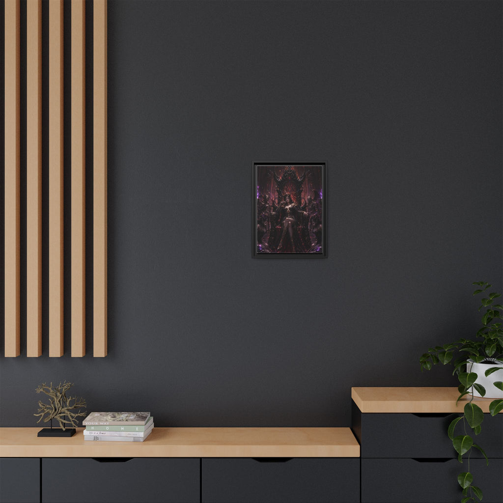 Dark Fantasy Queen Matte Canvas Framed Art