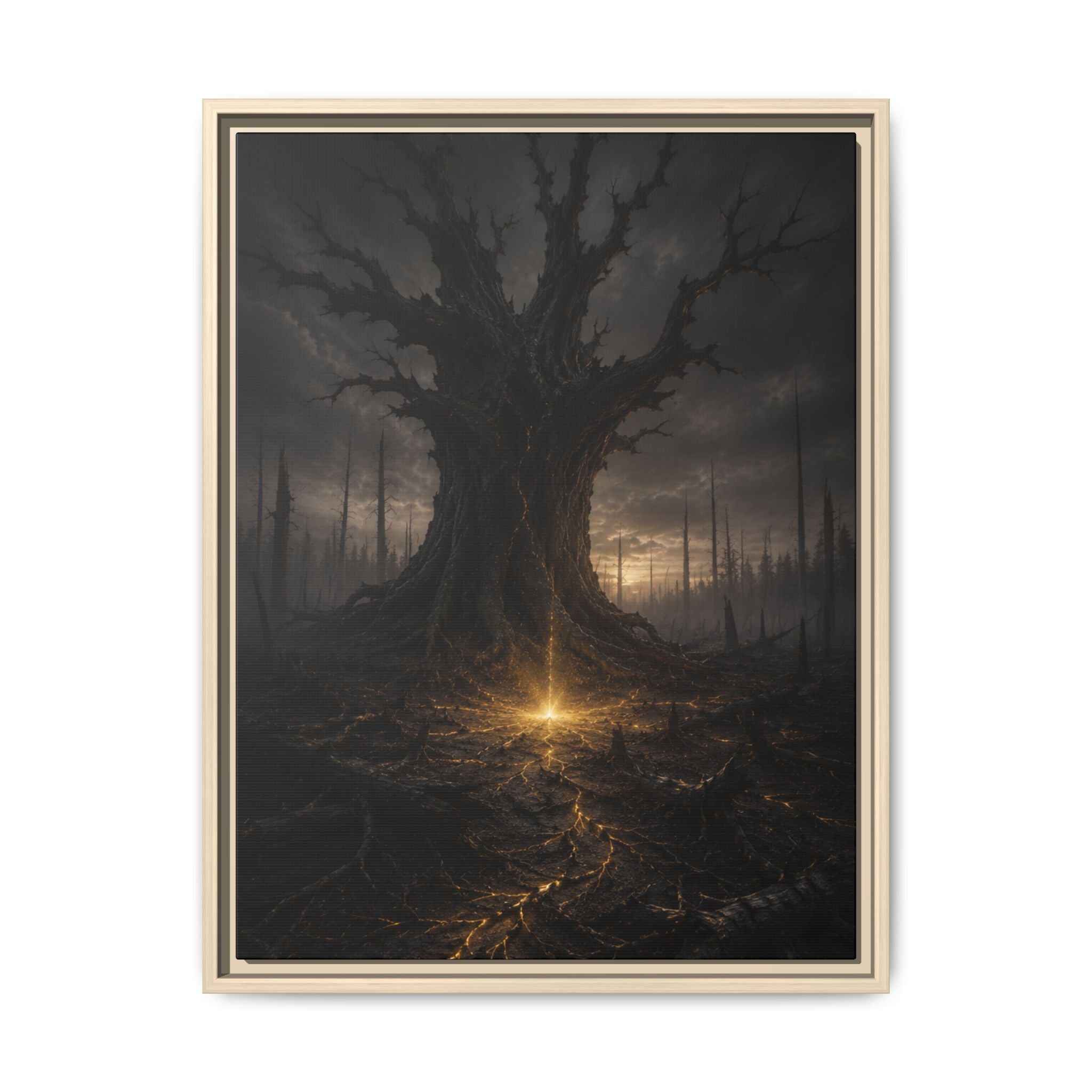 Dark Fantasy Tree Fine Art Paper Print — Fine Art Paper Print