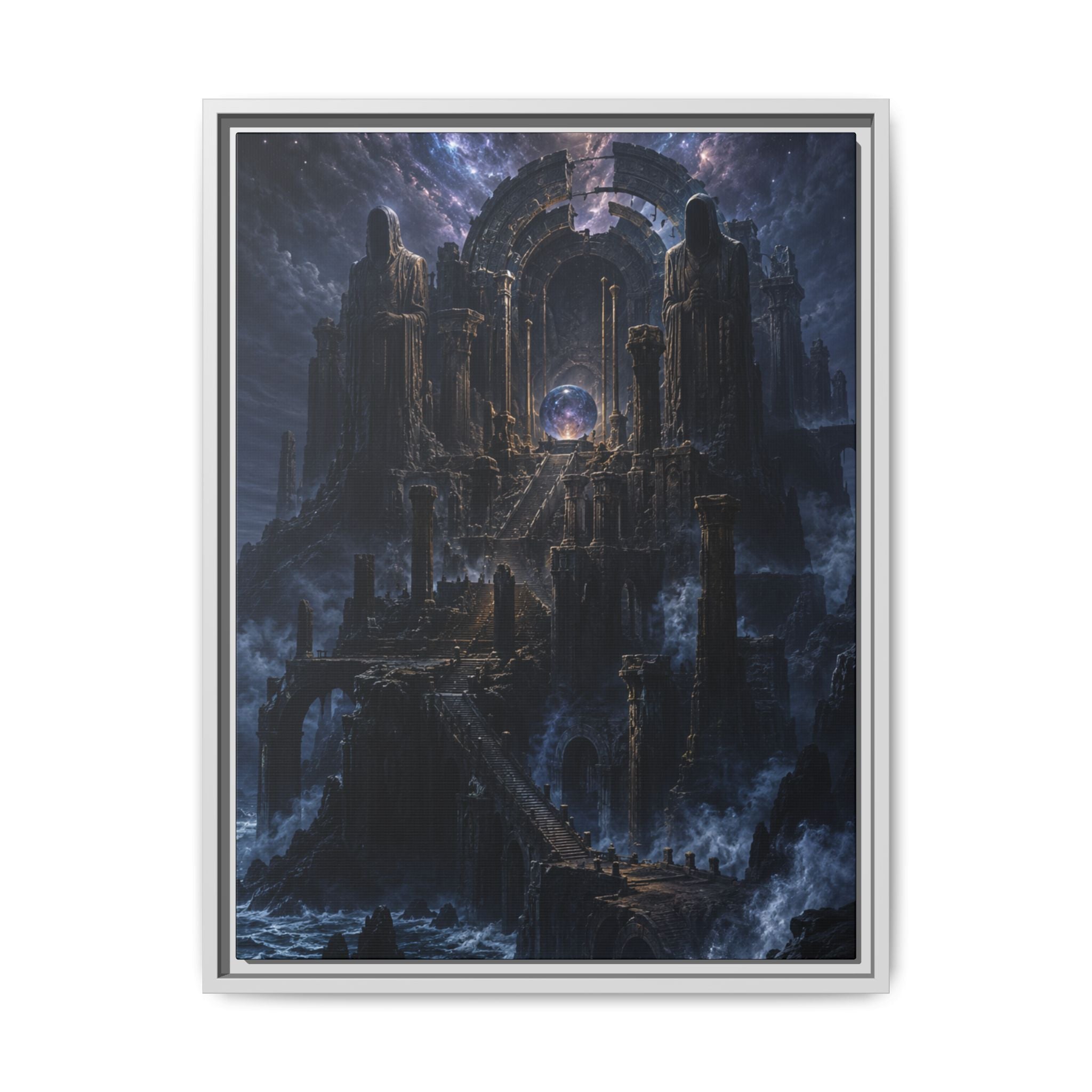 Mystic Portal Fine Art Paper Print — Dark Fantasy Matte Wall Art
