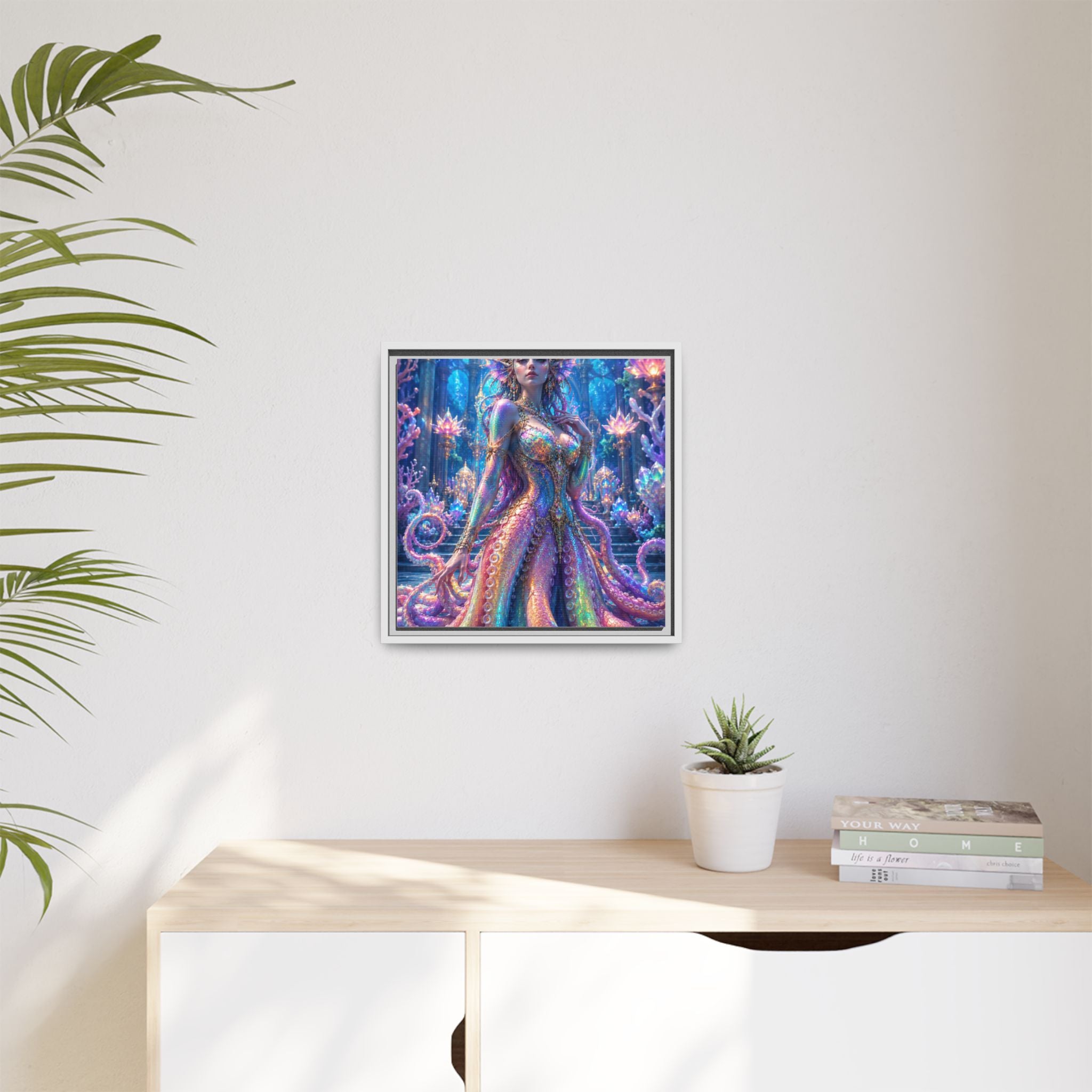 Rainbow Sea Empress Matte Canvas Print (Framed)
