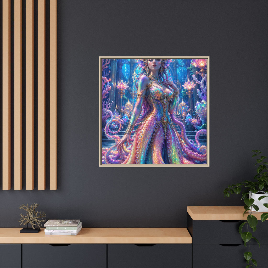 Rainbow Sea Empress Matte Canvas Print (Framed)