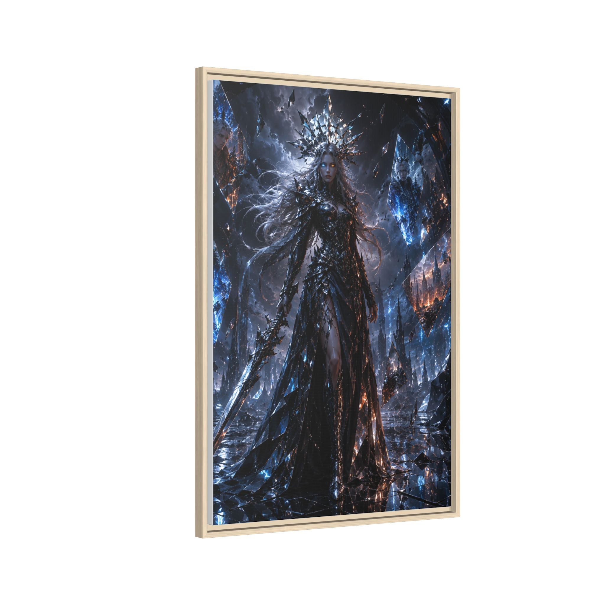 Dark Fantasy Queen Matte Canvas Print — Framed Wall Art