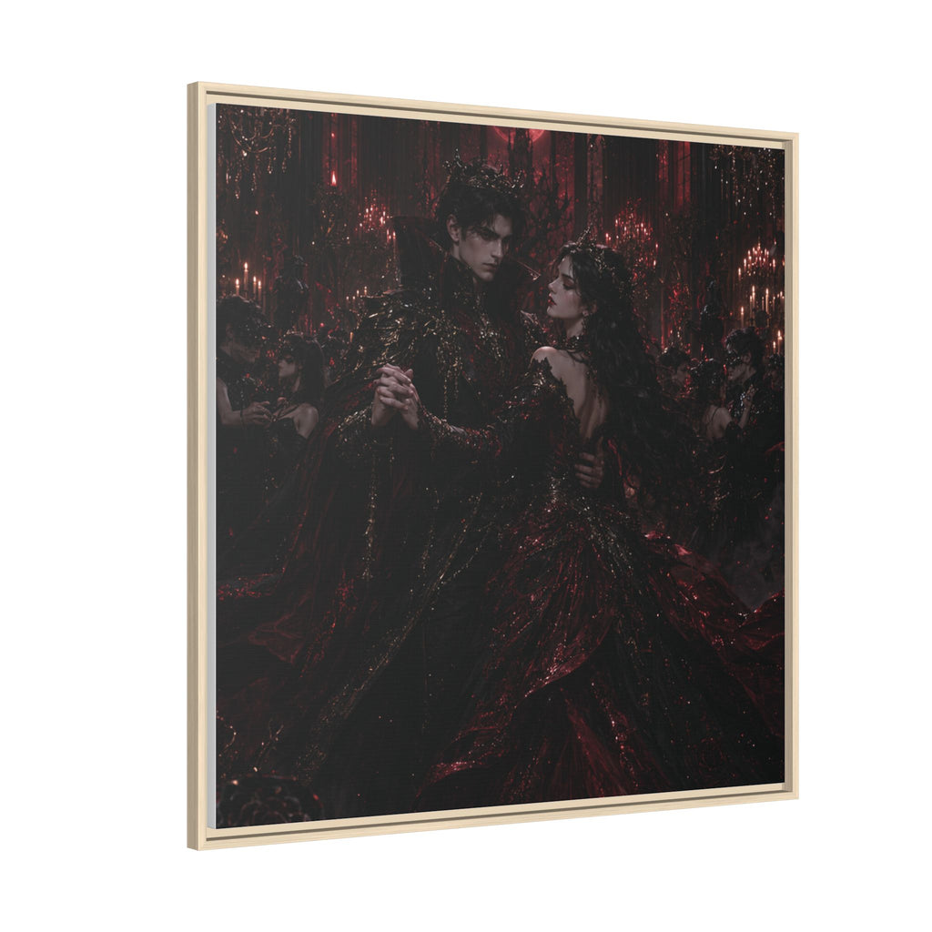 Gothic Romance Matte Canvas Print (Framed)