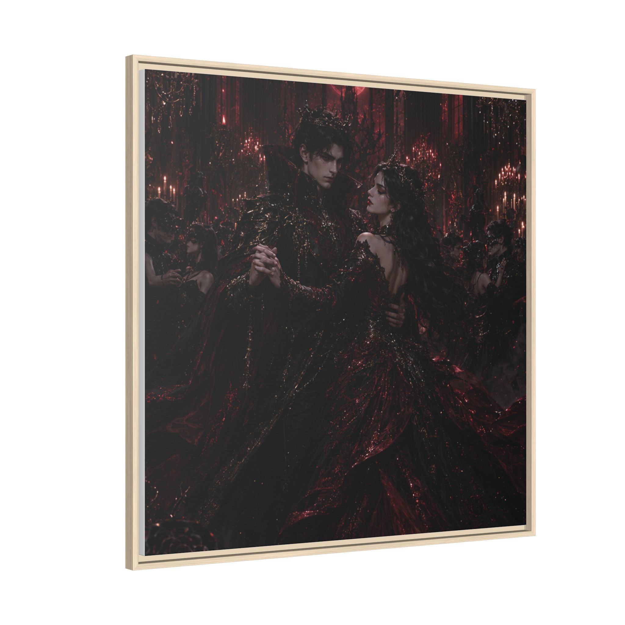 Gothic Romance Matte Canvas Print (Framed)