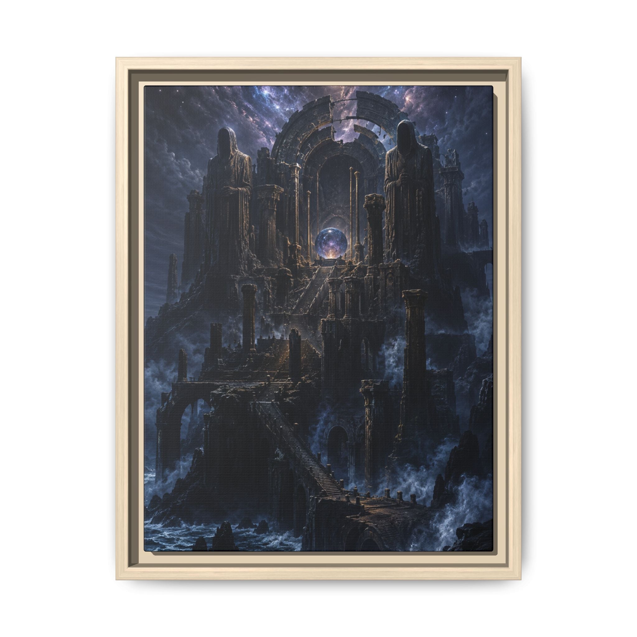 Mystic Portal Fine Art Paper Print — Dark Fantasy Matte Wall Art