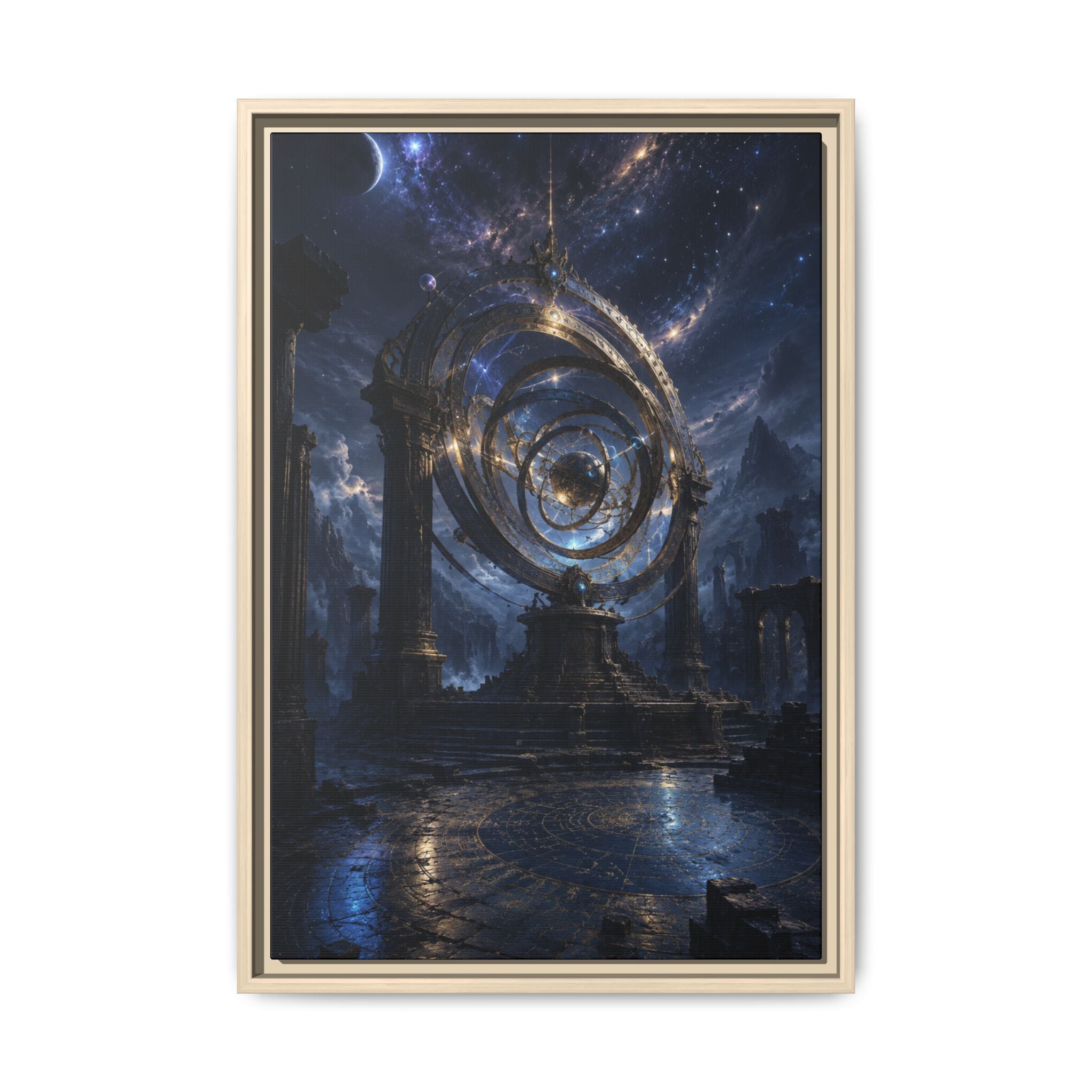Mystical Astral Portal Fine Art Paper Print — Wall Art