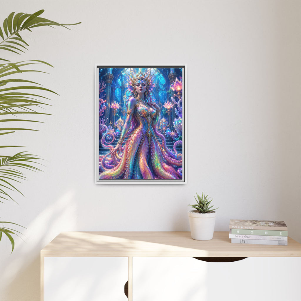 Rainbow Sea Empress Matte Canvas Print (Framed)