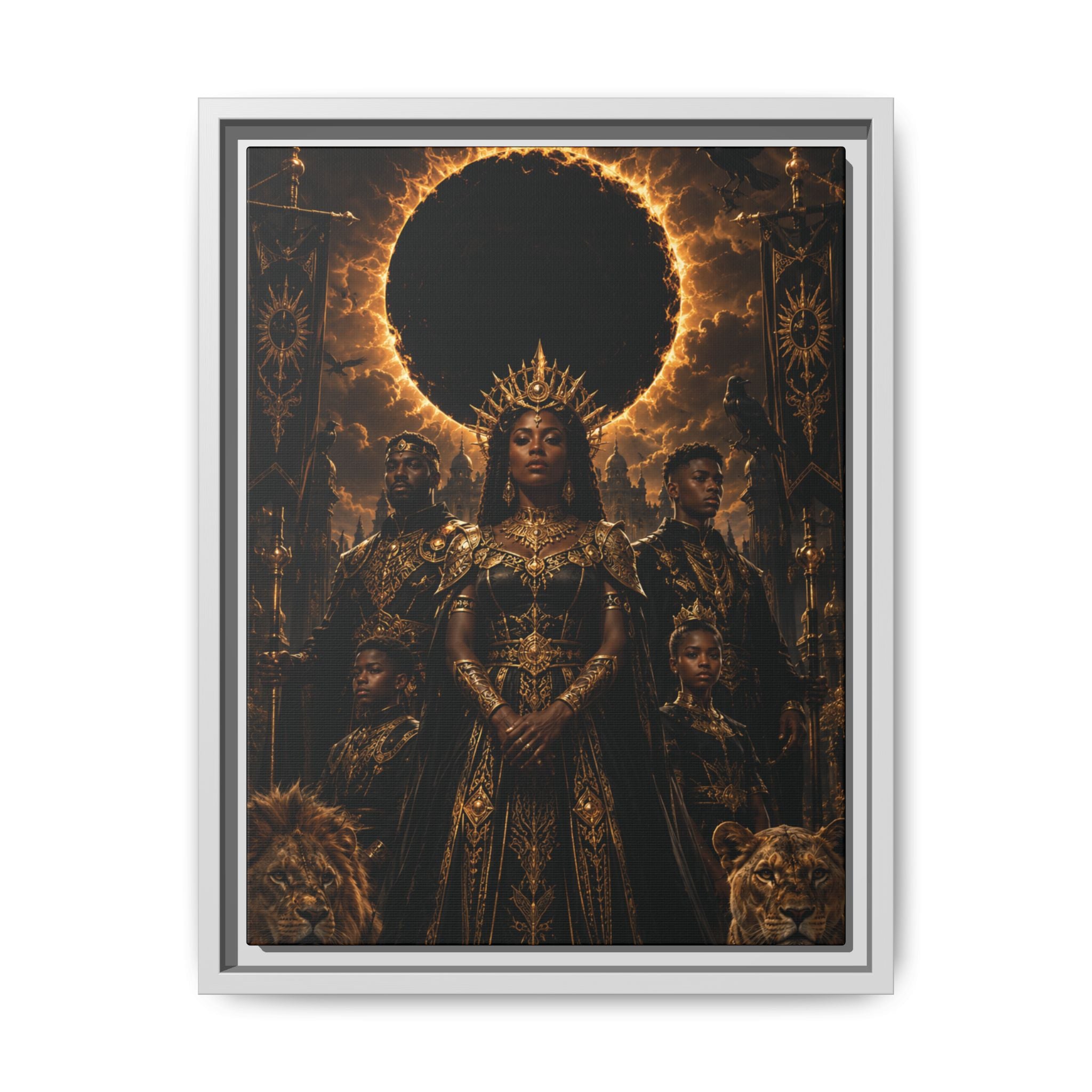 Regal Eclipse Fine Art Paper Print — Art Poster