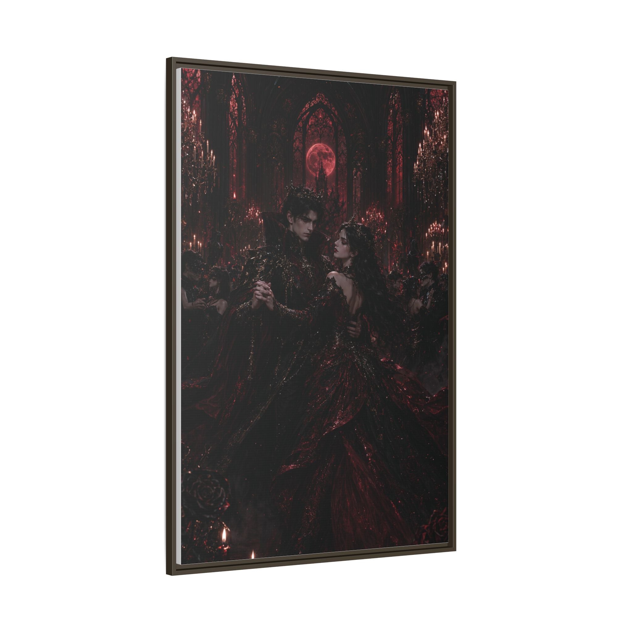 Gothic Romance Matte Canvas Print (Framed)