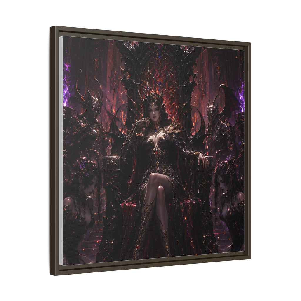 Dark Fantasy Queen Matte Canvas Framed Art