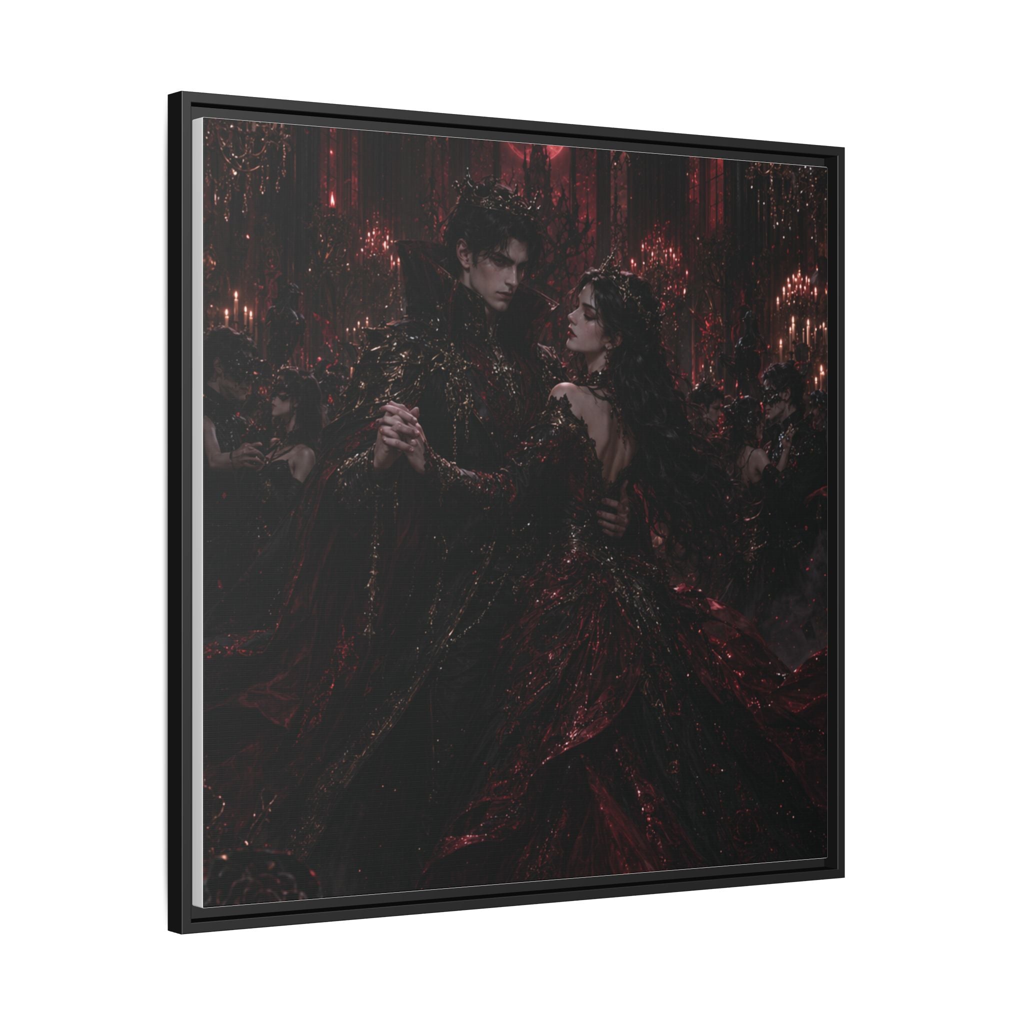 Gothic Romance Matte Canvas Print (Framed)