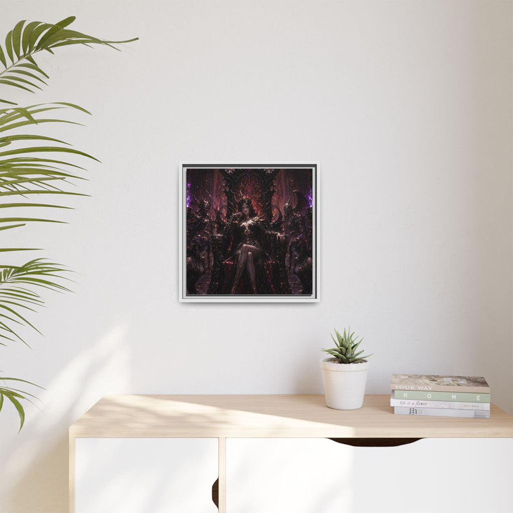 Dark Fantasy Queen Matte Canvas Framed Art