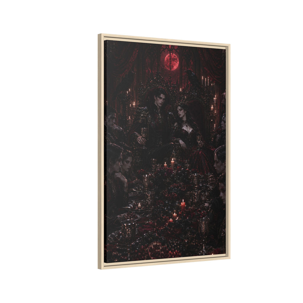 Gothic Victorian Dinner Party Matte Fine Art Paper Print