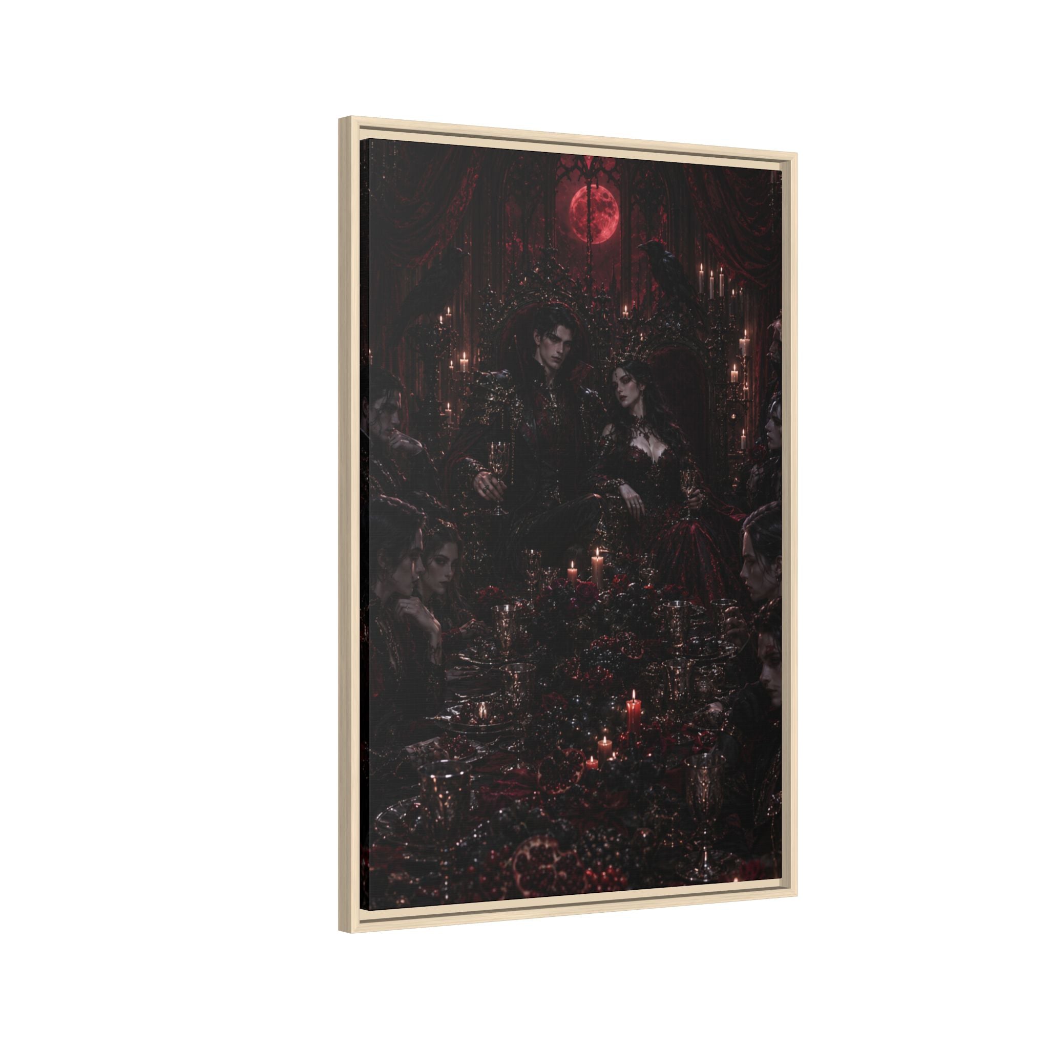 Gothic Victorian Dinner Party Matte Fine Art Paper Print