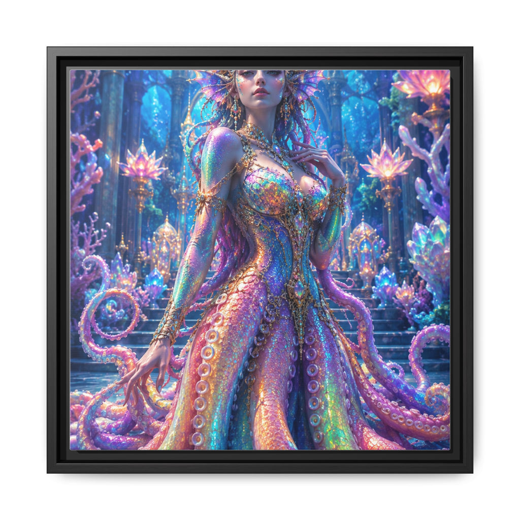 Rainbow Sea Empress Matte Canvas Print (Framed)