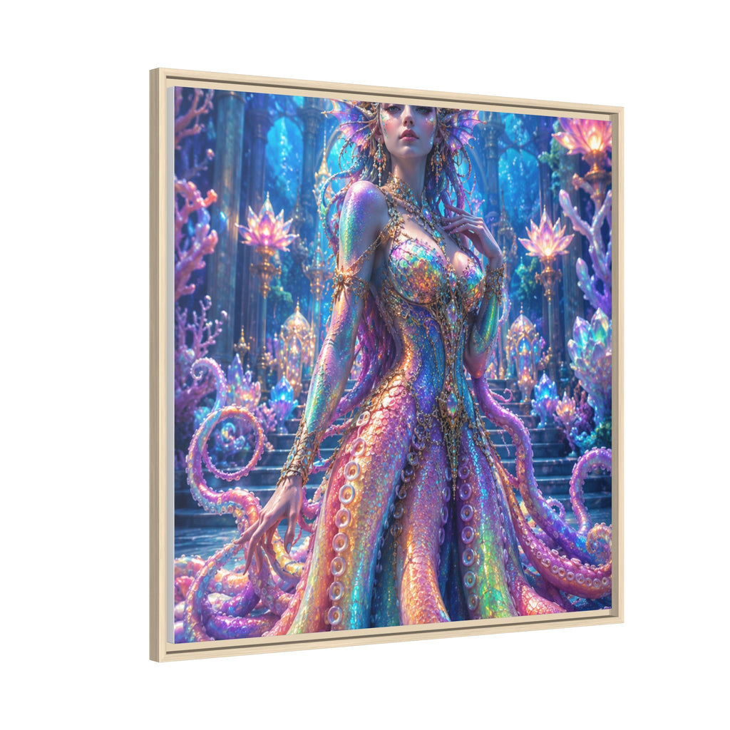 Rainbow Sea Empress Matte Canvas Print (Framed)