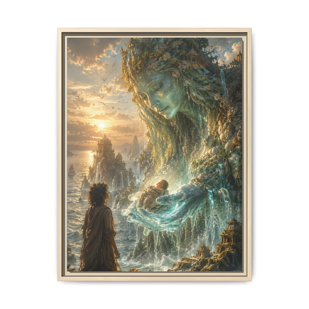 Fine Art Paper Print — Ocean Spirit Guardian Fantasy Art