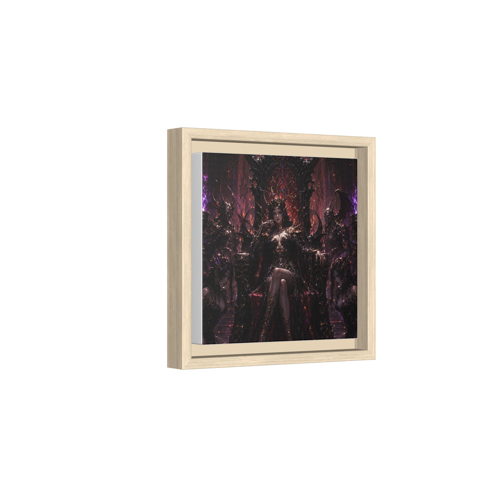 Dark Fantasy Queen Matte Canvas Framed Art
