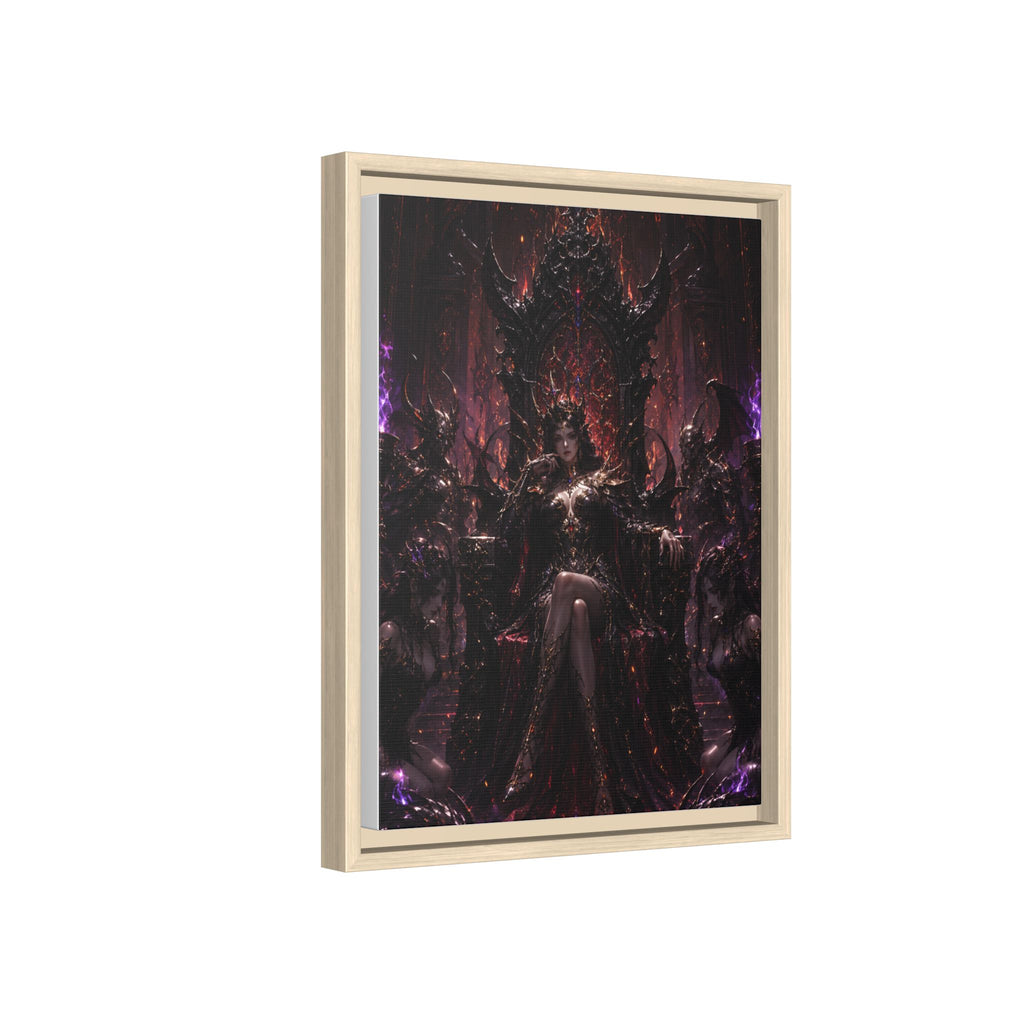 Dark Fantasy Queen Matte Canvas Framed Art
