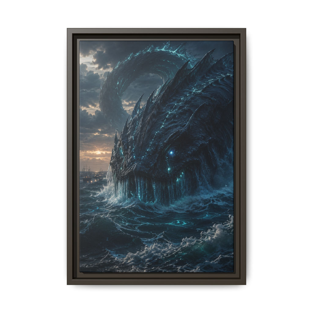 Fine Art Paper Print - Mythic Sea Leviathan Wall Art