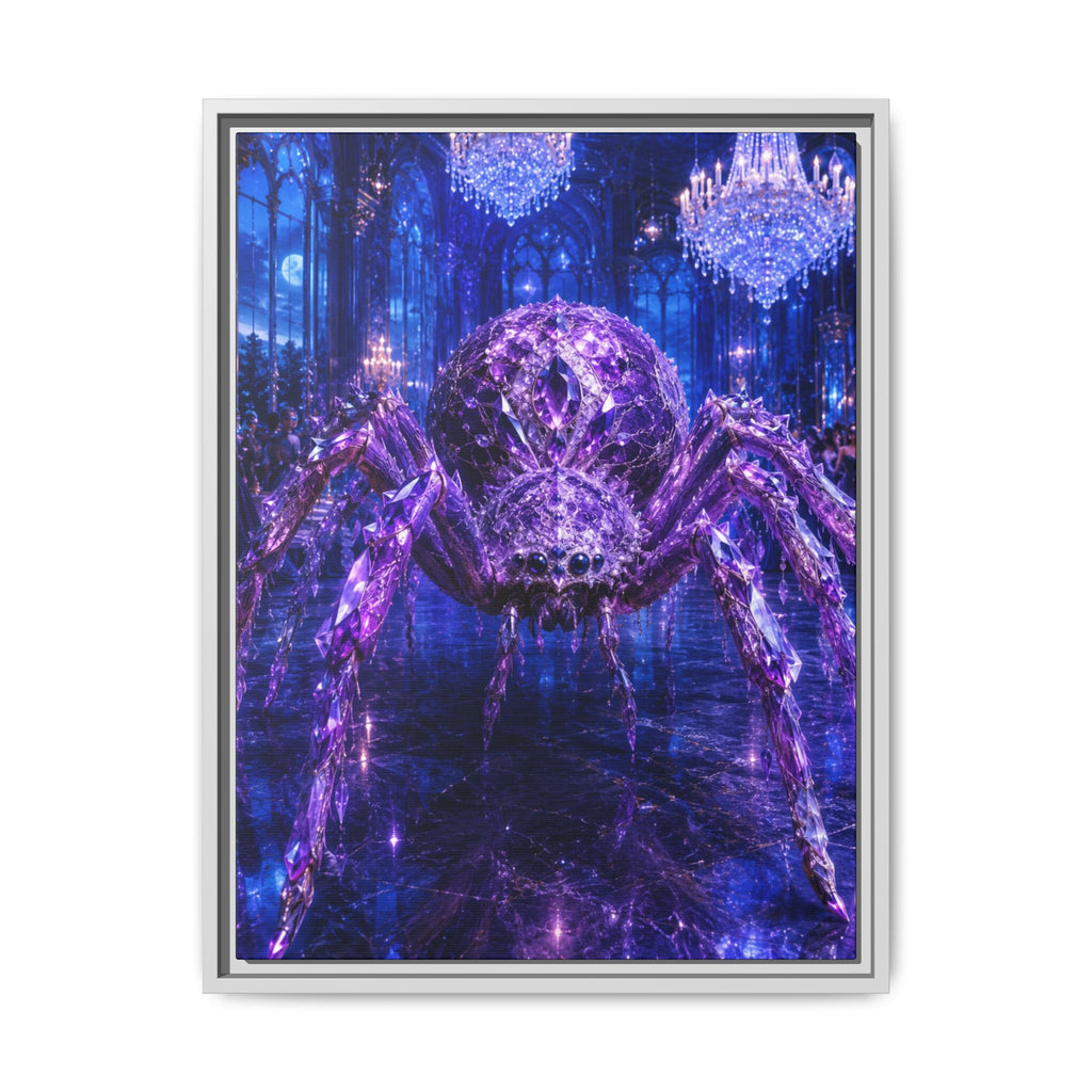 Fine Art Paper Print - Purple Crystal Spider Fantasy Art
